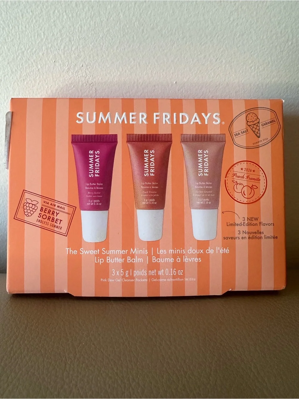 Summer Fridays The Sweet Summer Minis Lip Butter Balm Trio
